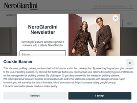 'nerogiardini.it' screenshot