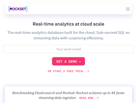'rockset.com' screenshot