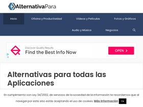 'alternativapara.com' screenshot