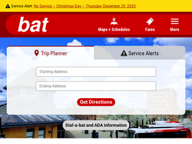 'ridebat.com' screenshot