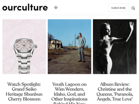 'ourculturemag.com' screenshot