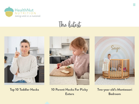 'healthnutnutrition.ca' screenshot