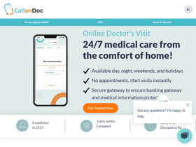 'callondoc.com' screenshot