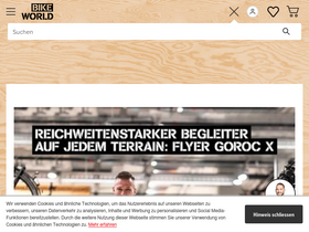 'bikeworld.ch' screenshot