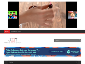 'javatutoring.com' screenshot