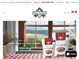 donzabor.mx homepage screenshot