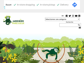 'jardinierparesseux.com' screenshot