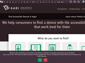 'gari.info' screenshot