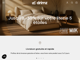 Drimz homepage screenshot
