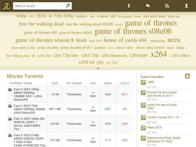 'kickasstorrents.to' screenshot