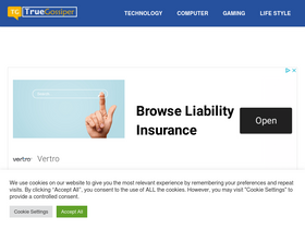 'truegossiper.com' screenshot