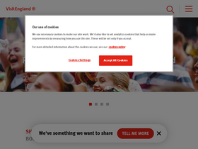 'visitengland.com' screenshot