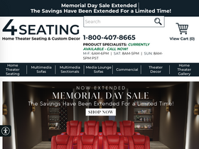 '4seating.com' screenshot