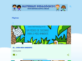 'materiaispdg.com.br' screenshot