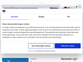 'ugebrev.dk' screenshot