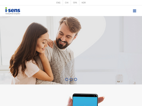 'i-sens.com' screenshot