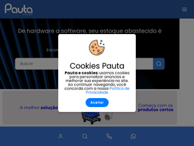 'pauta.com.br' screenshot