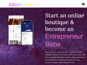 'ecombabes.com' screenshot