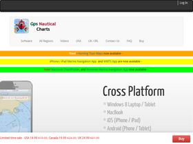 'gpsnauticalcharts.com' screenshot