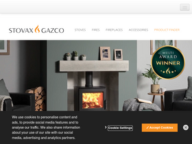 'stovax.com' screenshot