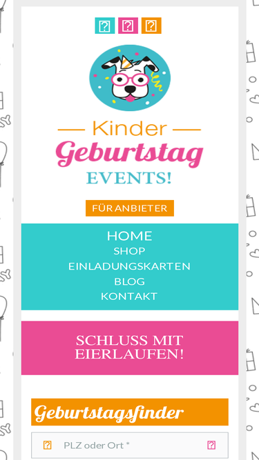 kindergeburtstag.events