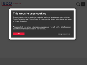 'bdo.com.au' screenshot