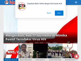 'fajarpapua.com' screenshot