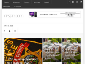 'rrspin.com' screenshot