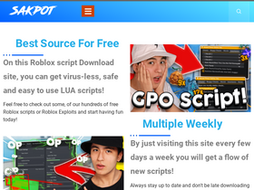 'sakpot.com' screenshot