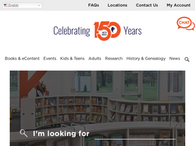 'columbuslibrary.org' screenshot