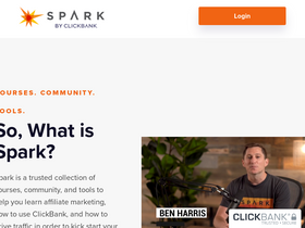 'sparkbyclickbank.com' screenshot