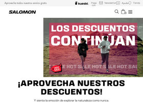 salomon.com.mx homepage screenshot