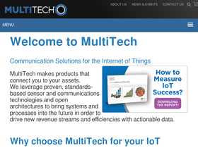 'multitech.com' screenshot