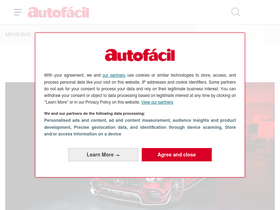'autofacil.es' screenshot