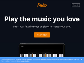 'flowkey.com' screenshot