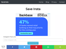 'saveinsta.net' screenshot