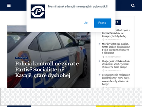 'opinion.al' screenshot