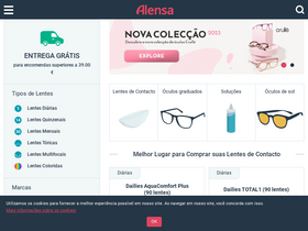 'alensa.pt' screenshot