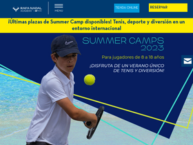 'rafanadalacademy.com' screenshot