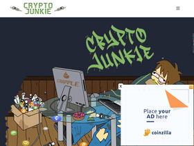 'cryptojunkie.net' screenshot