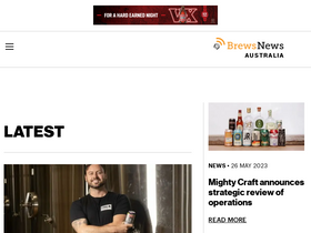 'brewsnews.com.au' screenshot