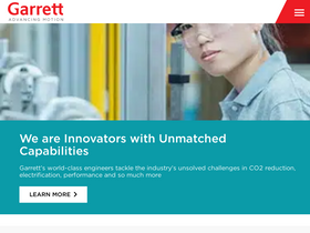 'garrettmotion.com' screenshot
