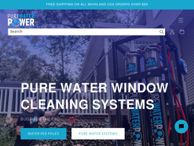 Pure Water Power homepage screenshot