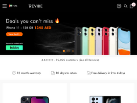 'revibe.me' screenshot