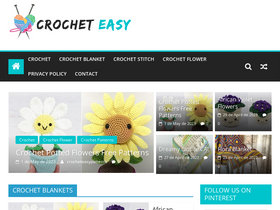 'crocheteasypatterns.com' screenshot