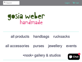 bagshandmade.co.uk homepage screenshot