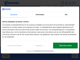 'conrad.se' screenshot