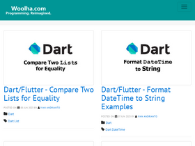 'woolha.com' screenshot