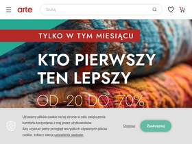 'arte.pl' screenshot