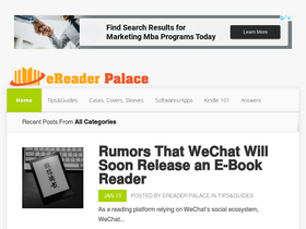 'ereader-palace.com' screenshot